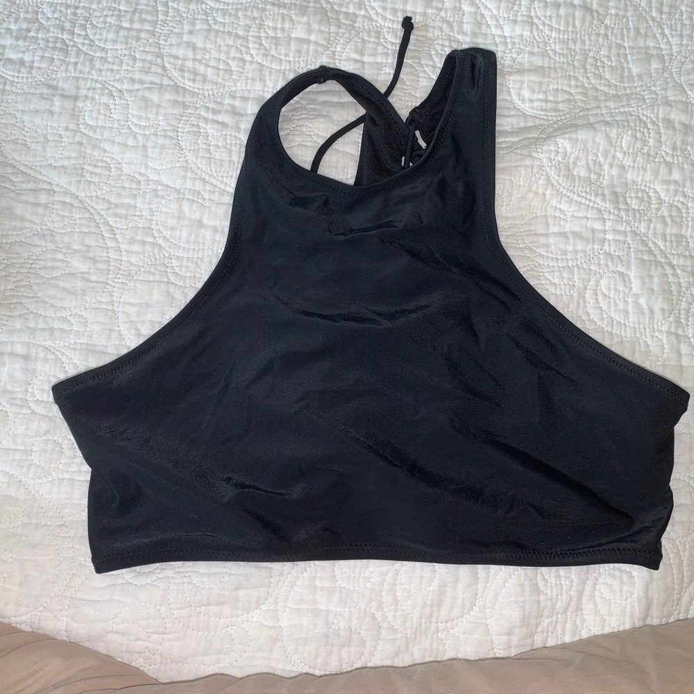 Black swim top